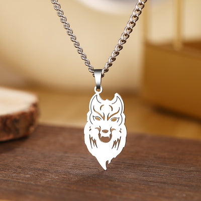 Wise Wolf Pendant